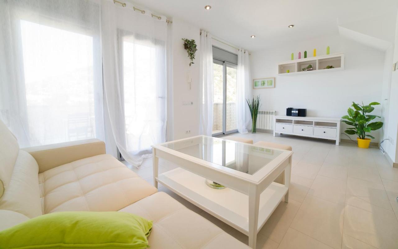 Tranquil Duplex In Sitges, Barcelona,Sea Views, Parking, Terrace公寓 外观 照片